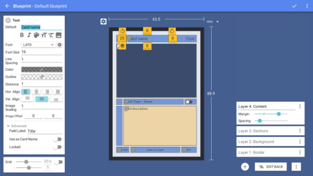 Card Creator PC Screenshot