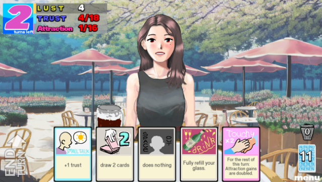 Dating Joyce: A Deckbuilding Game PC Screenshot