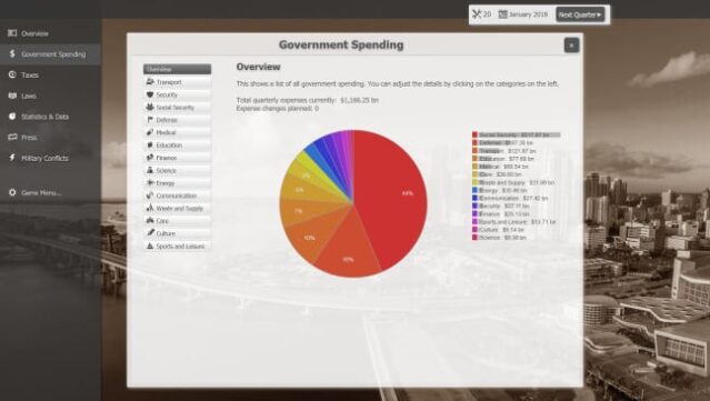 Government Simulator Gameplay Screenshot