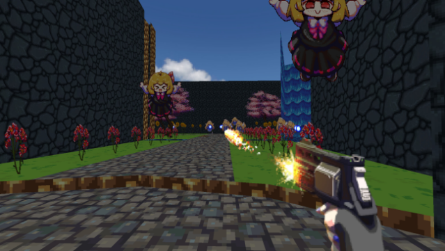 I Am Sakuya: Touhou FPS Game PC Screenshot
