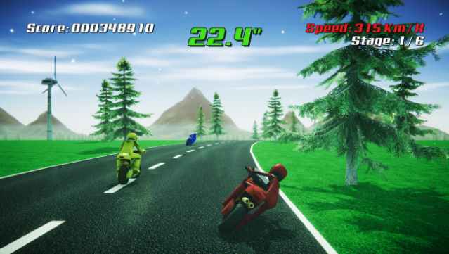 Super Night Riders Gameplay Screenshot